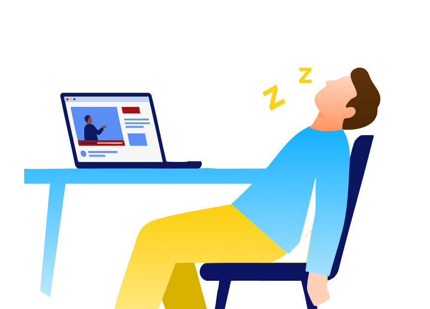 낮아지는 집중력